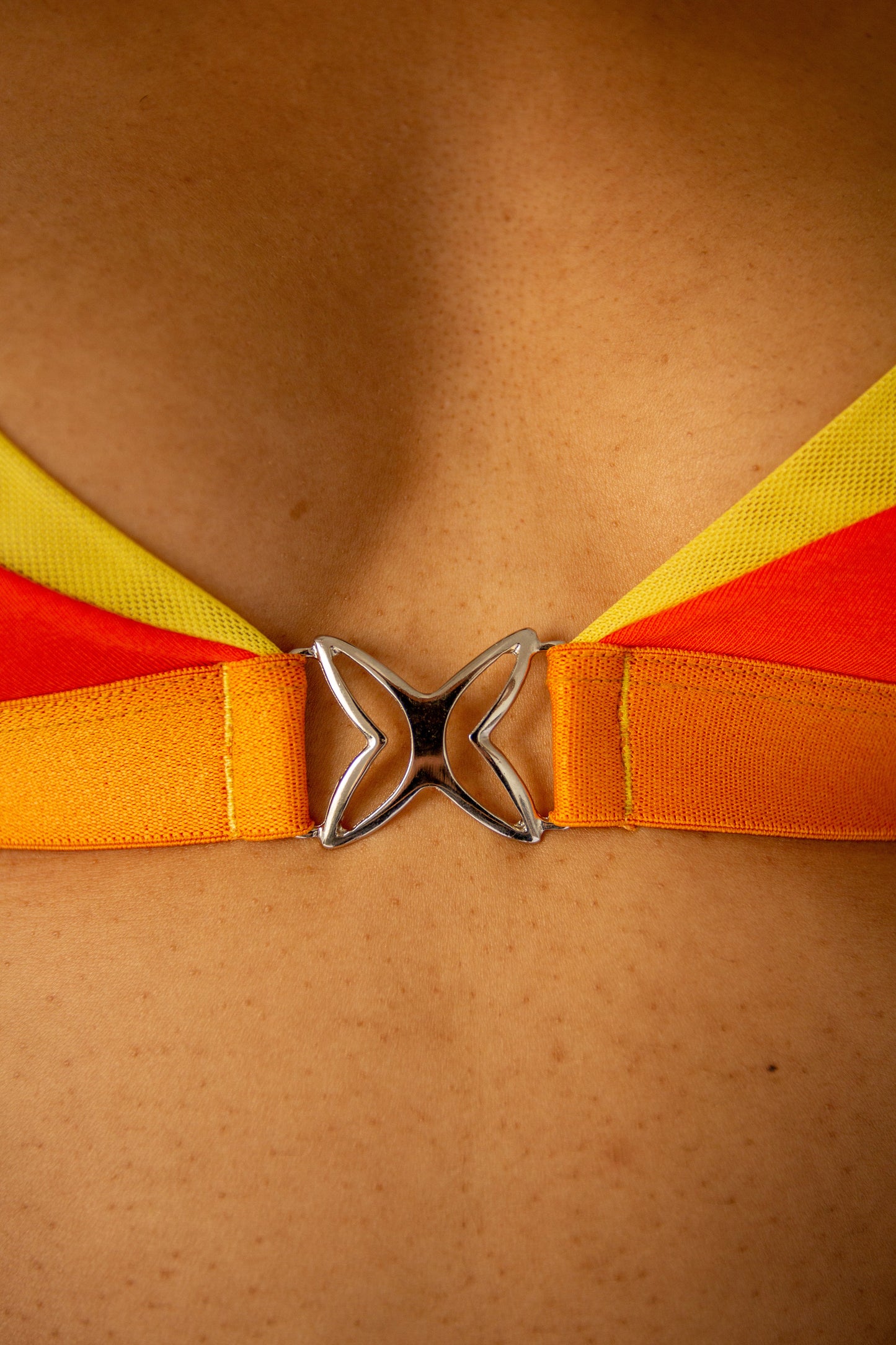 Batesia Bralette Orange and Yellow