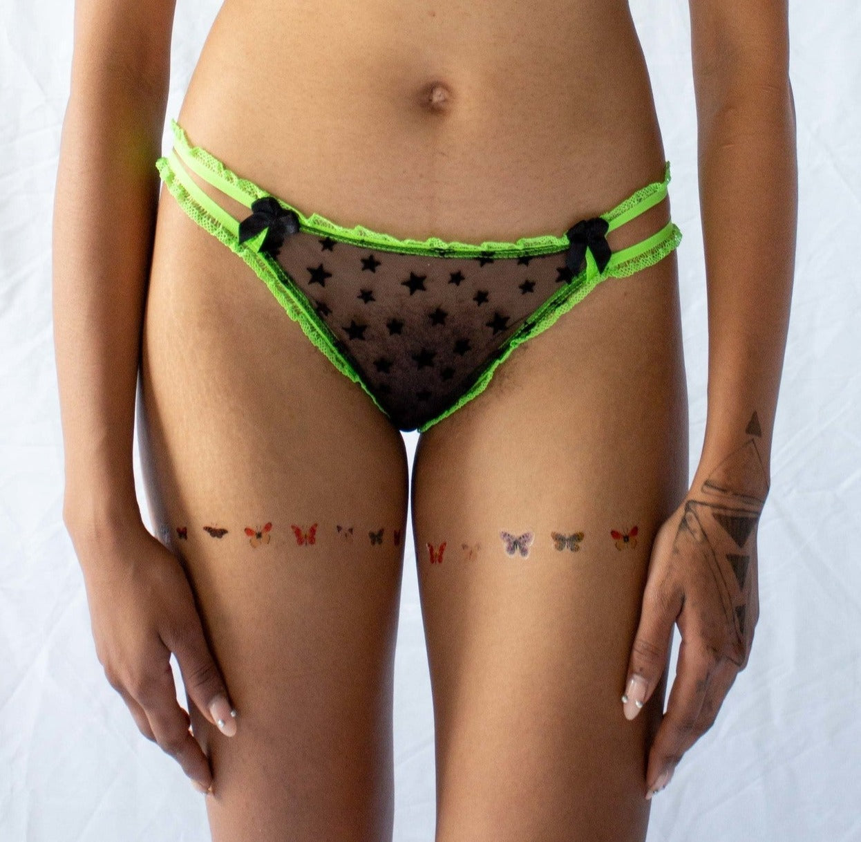 Iole Bikini Bottom Green/Black