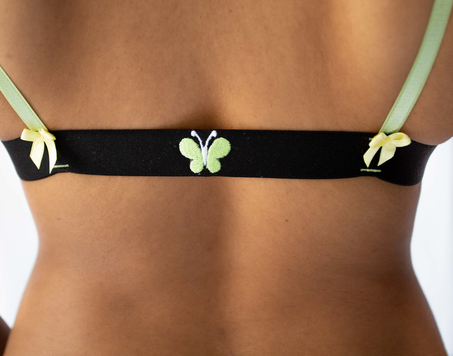 Batesia Bralette Black and Green